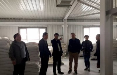 中国建材总院崔琪院长等参观和一硅藻泥研发基地 推动绿色建材创新发展